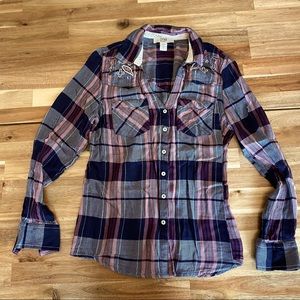 Vintage America Blues flannel shirt size S